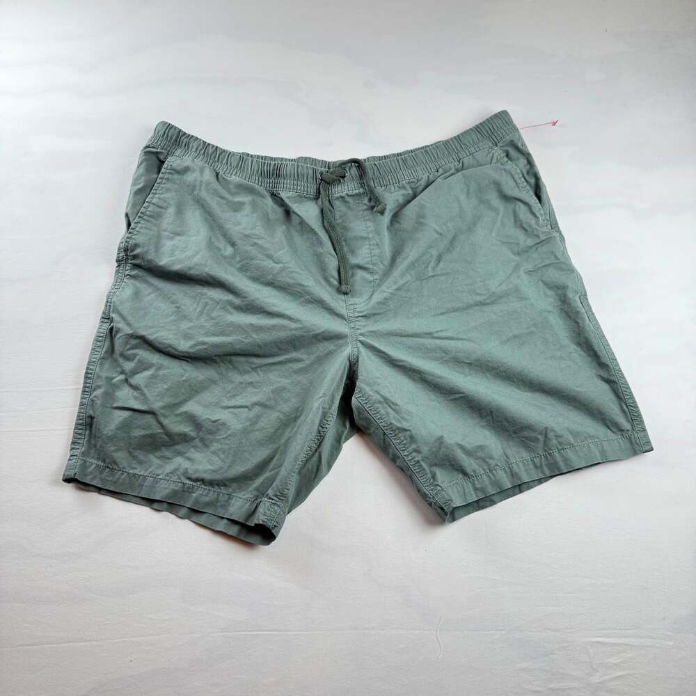 Free Assembly Men's Drawstring Waist Casual Shorts Olive Green XL